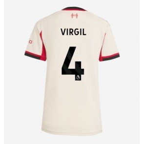 Liverpool Virgil van Dijk #4 Bortatröja Kvinnor 2025-26 Kortärmad